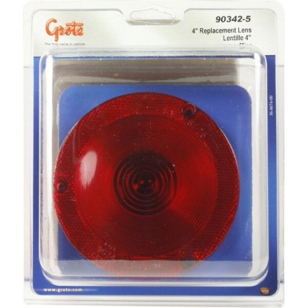 Grote Replacement Lens- Red- For 50532- Retail 90342-5
